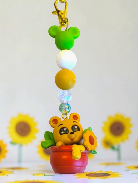 Accessories - Handmade Pooh Bear Bag Charm/ Keychain